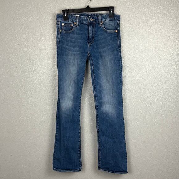 Gap 1969 Perfect Boot Cut Women’s Size 26S Cotton Poly Blend Medium Wash Jeans - Picture 1 of 12